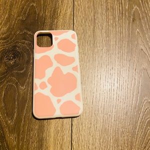 Pink cow print iPhone 11 Pro Max Case